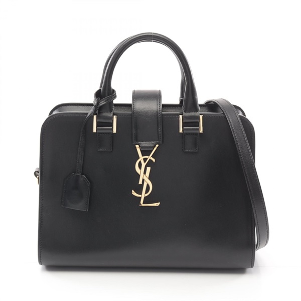 SAINT LAURENT YSL Line Baby Monogram Cabas Shoulder bag 568853 leather Black