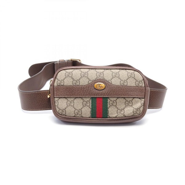 GUCCI Ophidia GG Supreme Sherry Line Waist bum belt bag 519308 canvas leather