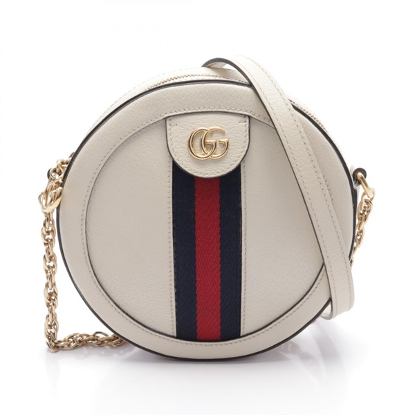 GUCCI Ophidia Mini Sherry Line Shoulder crossbody Bag 550618 leather canvas used