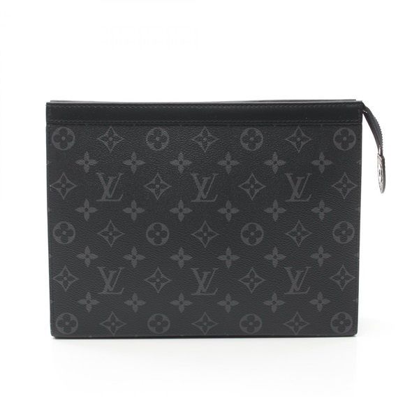 LOUIS VUITTON Pochette Voyage MM business clutch bag M61692 Monogram eclipse LV