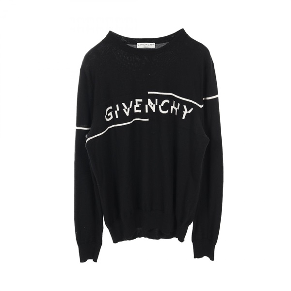 GIVENCHY knitwear sweater XXL size BM90B4404X wool Black Used