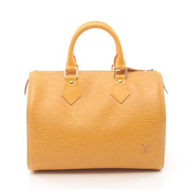 LOUIS VUITTON Speedy 25 Hand bag M43019 Epi leather Tassil Yellow Used Women LV