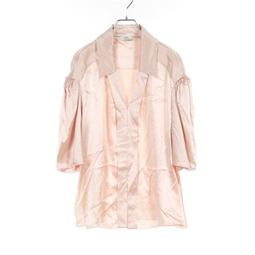 FENDI blouse shirt chemise #36 FS7350 silk Pink Used