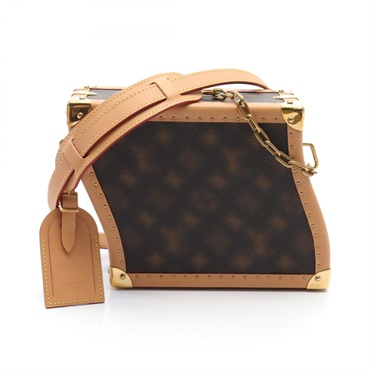 LOUIS VUITTON Clutch Box Wavy Mosaic Monogram Shoulder crossbody Bag M46130 LV