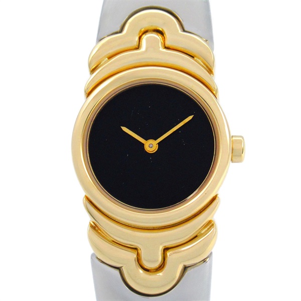 BVLGARI Parentesi Wrist Watch BJ01 Quartz 18KYG Gold Stainless Steel Used Women