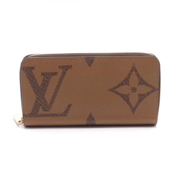 LOUIS VUITTON Zippy Monogram Giant Reverse long wallet M69353 canvas leather LV