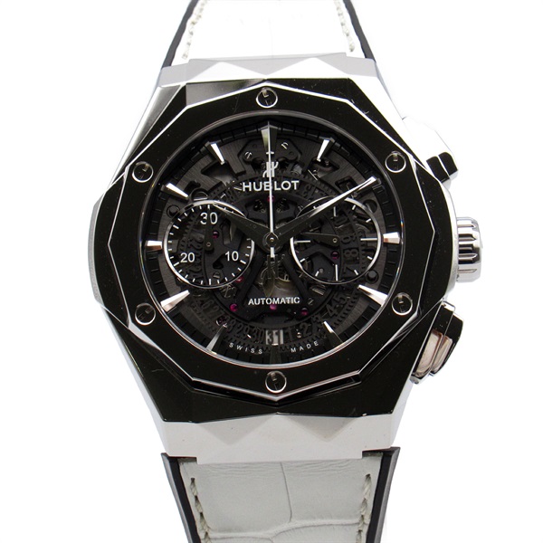 HUBLOT Aero Fusion Chronograph Watches 525.NX.0127.LR.JORL1 Automatic winding titanium Rubber belt l