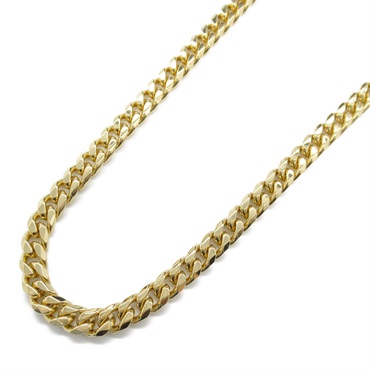 JEWELRY Flat link chain necklace 18KYG Yellow Gold Used unisex