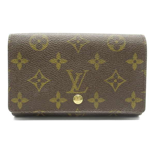 LOUIS VUITTON Porte monnaie billets Tresor wallet Purse M61730 Monogram Used LV