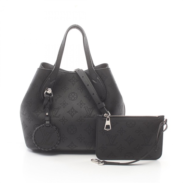 LOUIS VUITTON Blossom PM Crossbody Hand bag M21848 Mahina leather Noir Used LV