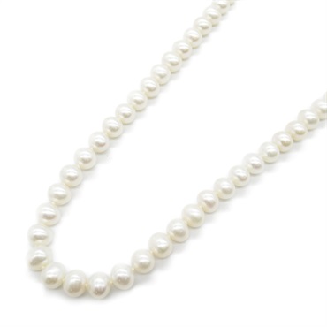 TIFFANY＆CO Freshwater pearl Necklace Silver 925 White Used