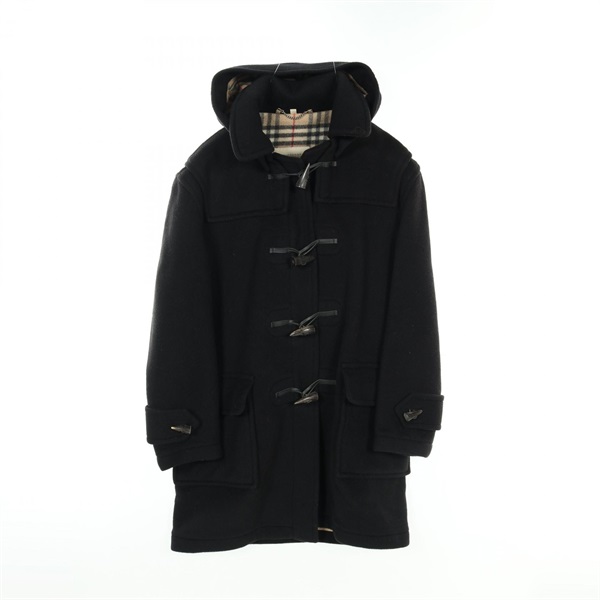 BURBERRY Duffle coat #46 hoodie 542409 wool Black Used