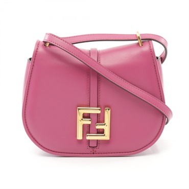 FENDI Cmon Small Shoulder crossbody Bag 8BS082 leather Pink purple Used