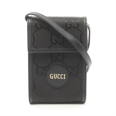 GUCCI Off the Grid Mini Bag GG Pattern Shoulder crossbody Bag Nylon leather BK