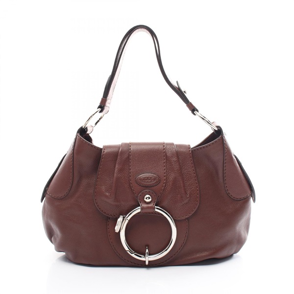 TOD’S Shoulder Bag leather Brown Used Women