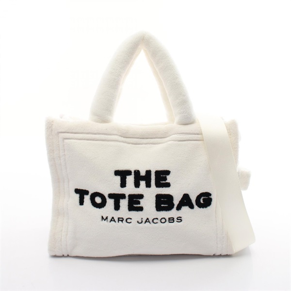 MARC JACOBS THE TERRY SMALL Tote Bag H059M06PF22 polyester White Used Women