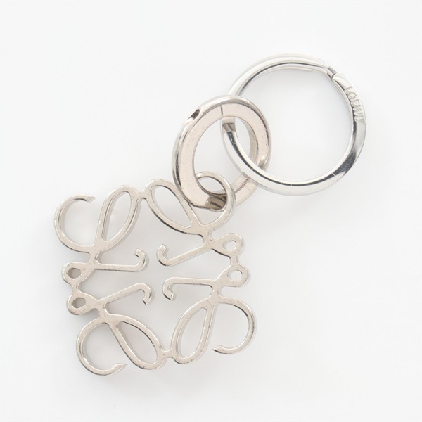 LOEWE Anagram key ring charm 111.25.203 metal SHW Used Women