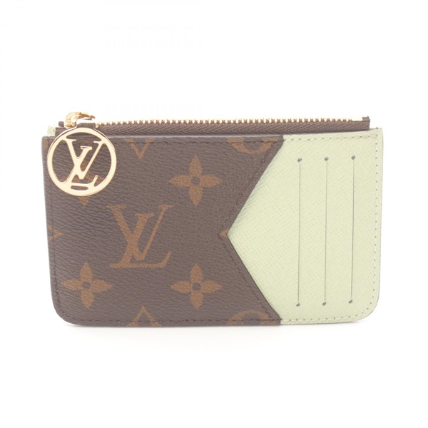 LOUIS VUITTON Porte Cartes Romy coin purse M82939 Monogram canvas leather Brown