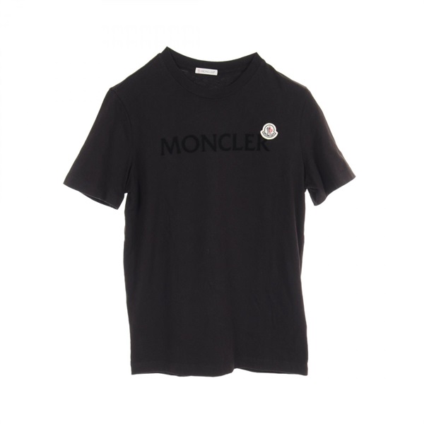 MONCLER T-shirt 8C00064 cotton Black Used mens #XS