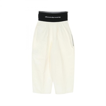 Alexander Wang Carrot Trousers Pants 1WC1224451 cotton Nylon White Used Women #4