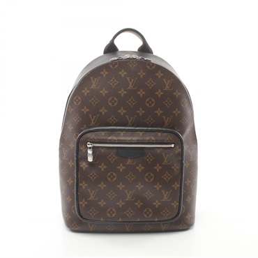 LOUIS VUITTON Josh NV Backpack M45349 Monogram macassar canvas Brown Black Used