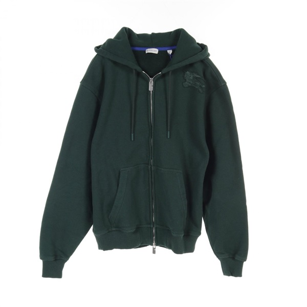 BURBERRY zipup Hoodie S size 8084981 cotton dark Green Used