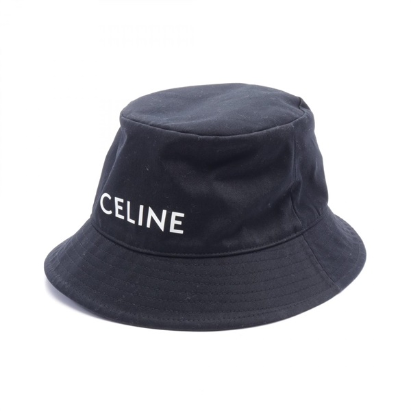 CELINE bucket hat 2AU5B968P cotton Black Used unisex