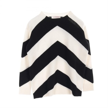 Valentino knitwear Sweater Jumper 3B0KC51M89F wool White Black Used Women #XXS