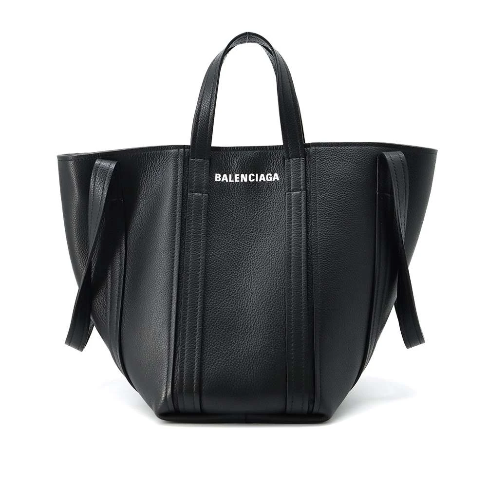 Balenciaga Black Leather Everyday Small Tote Bag