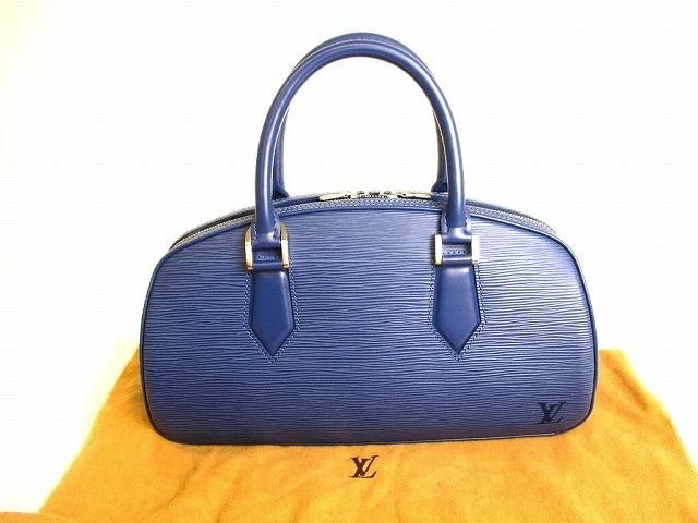 Louis Vuitton Myrtille Blue Epi Leather Jasmine Bag