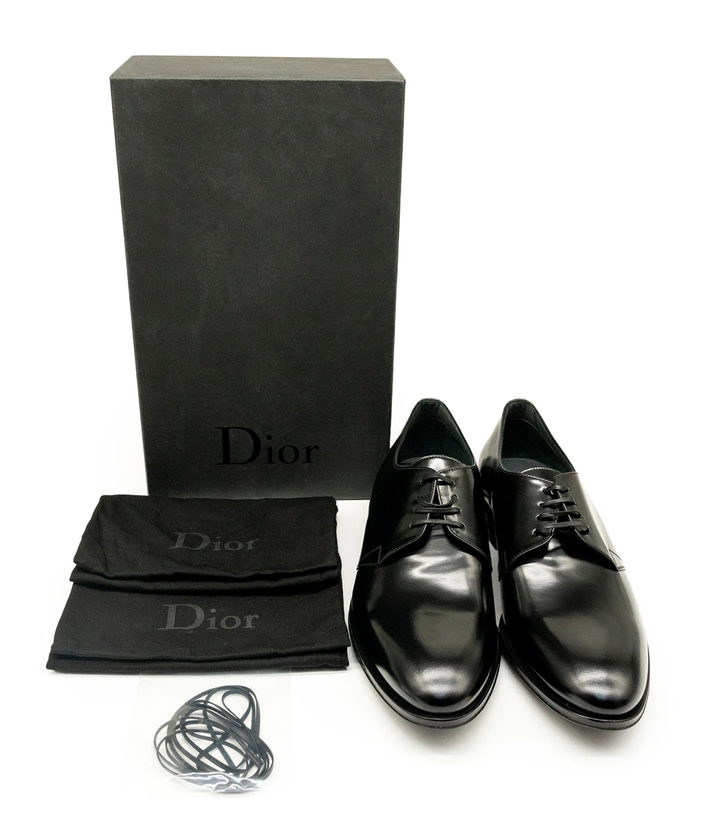 Dior Size 44 Mens Business Black Leather Shoes