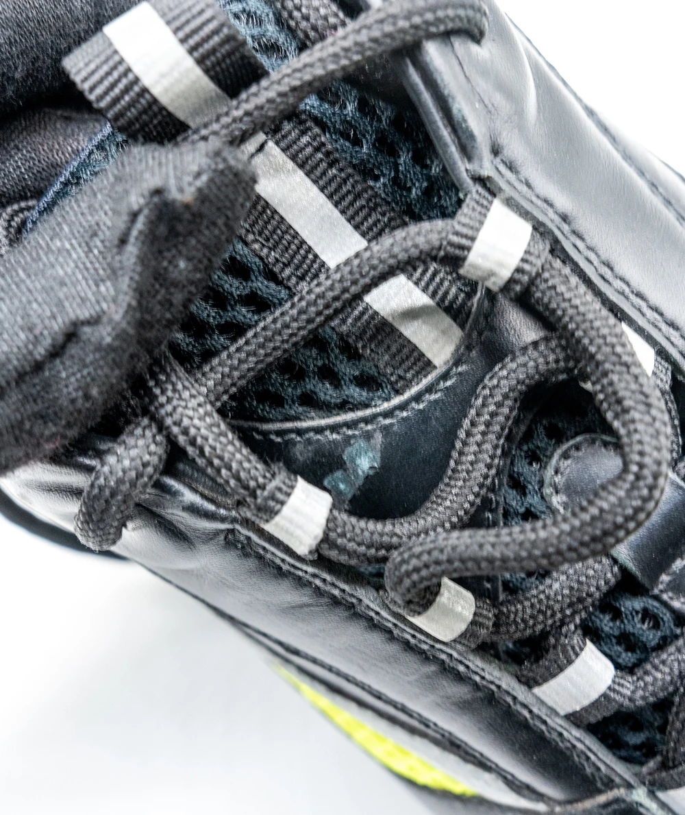 Dior Size 42 Black/Neon Green Leather and Mesh B22 Sneakers