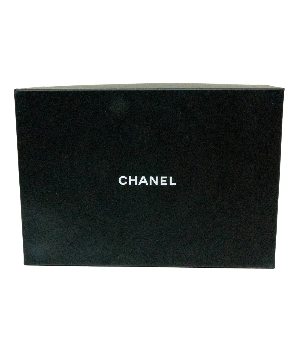 Chanel Orange Color Leather 31 Nano Shopping Bag