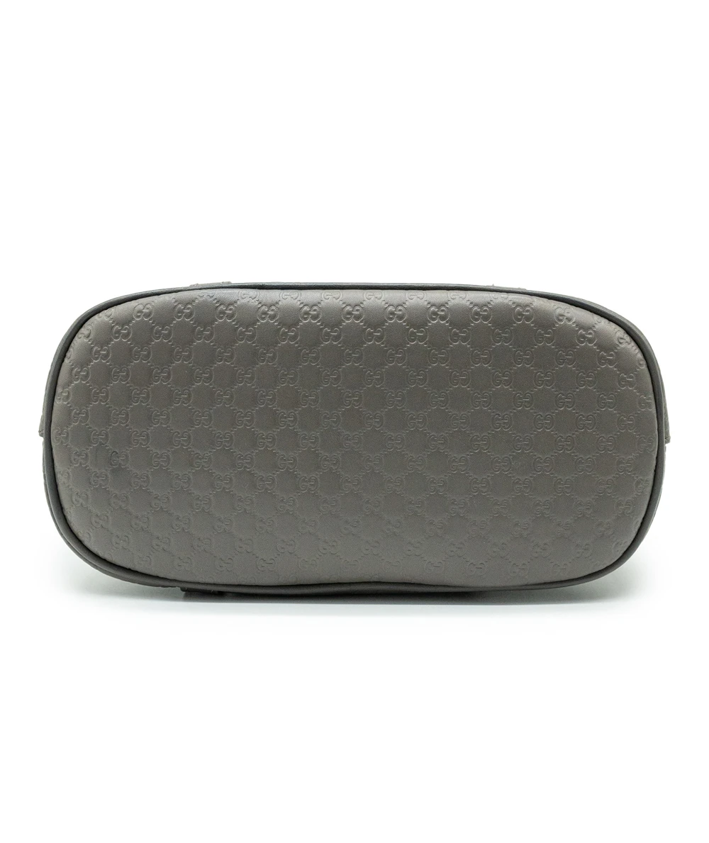 Gucci Grey Microguccissima Leather Mini Dome Bag