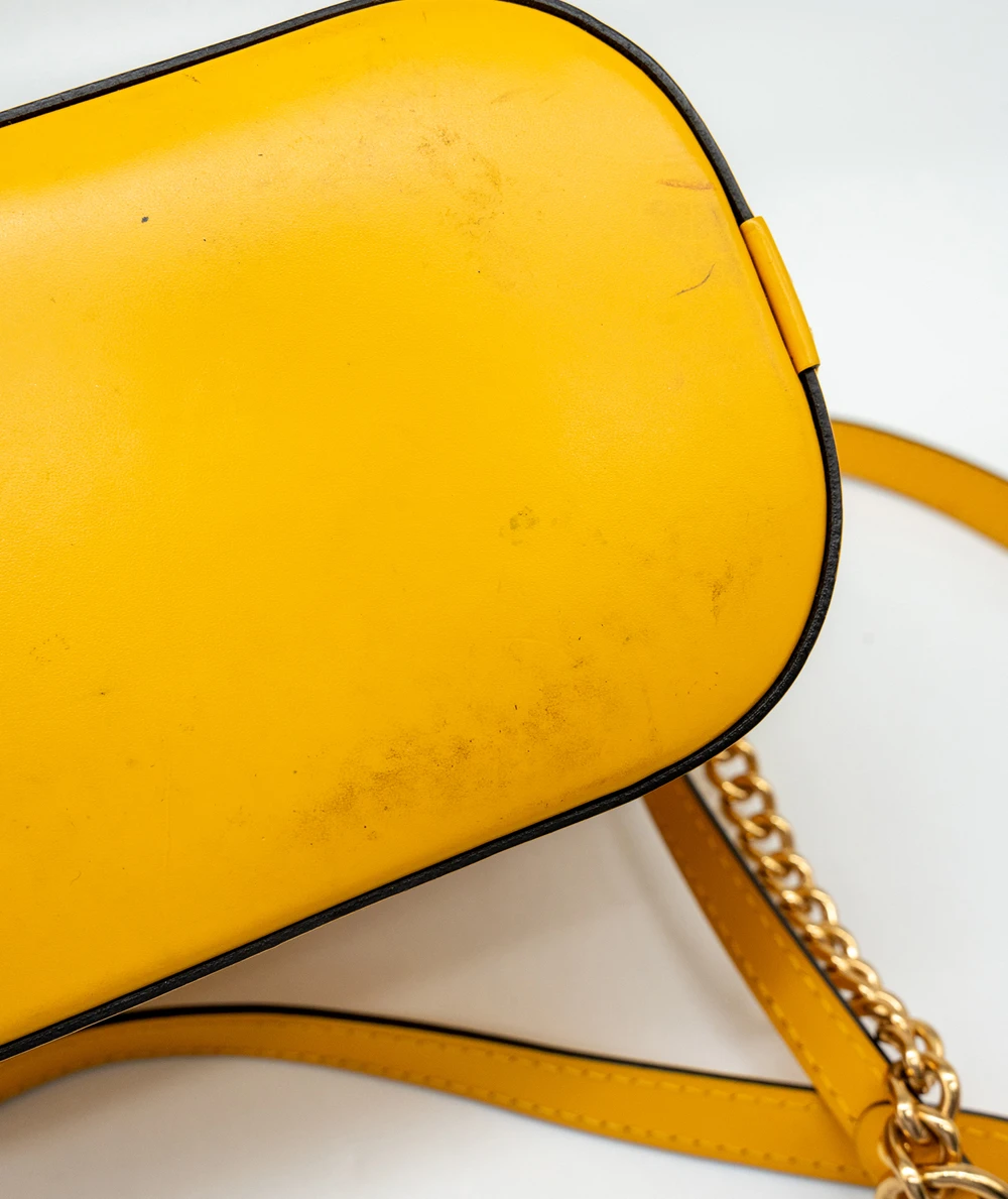 Louis Vuitton Yellow Epi Leather Alma Mini Bag