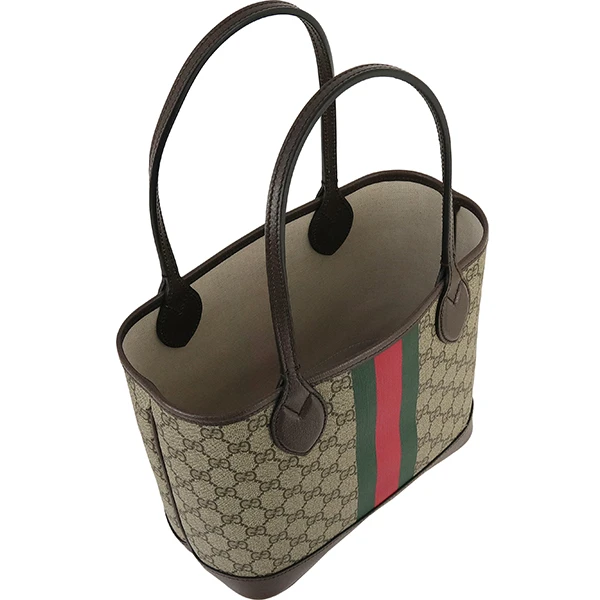 Gucci Tricolor Canvas GG Supreme Small Ophidia Tote Bag
