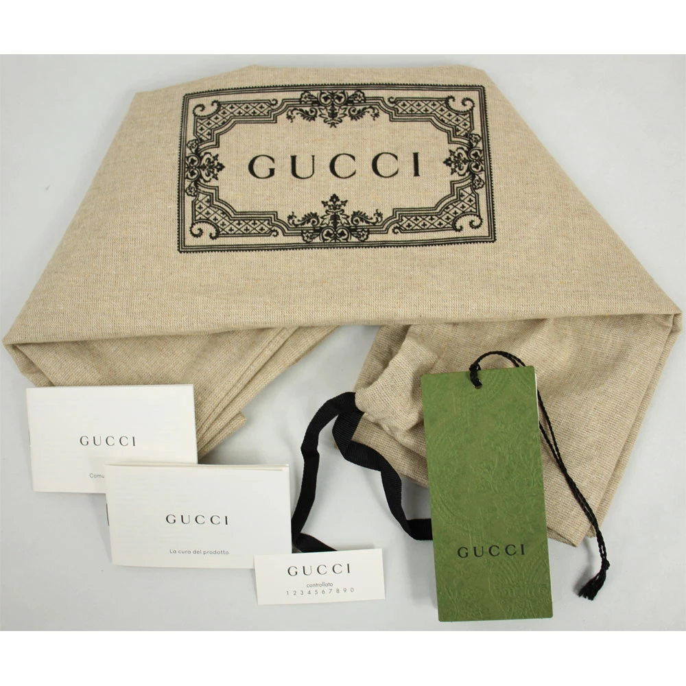 Gucci Burgundy GG Canvas and Leather Ophidia Tote Bag