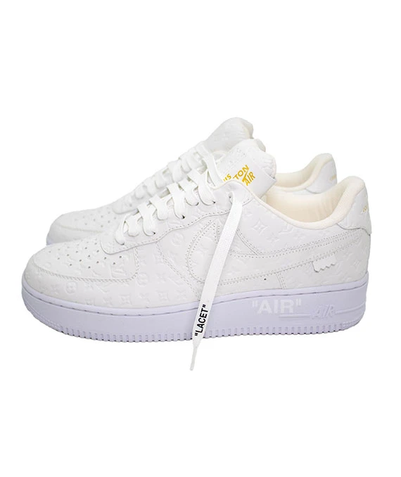 Louis Vuitton Size 43 Monogram Nike Air Force 1 Sneakers