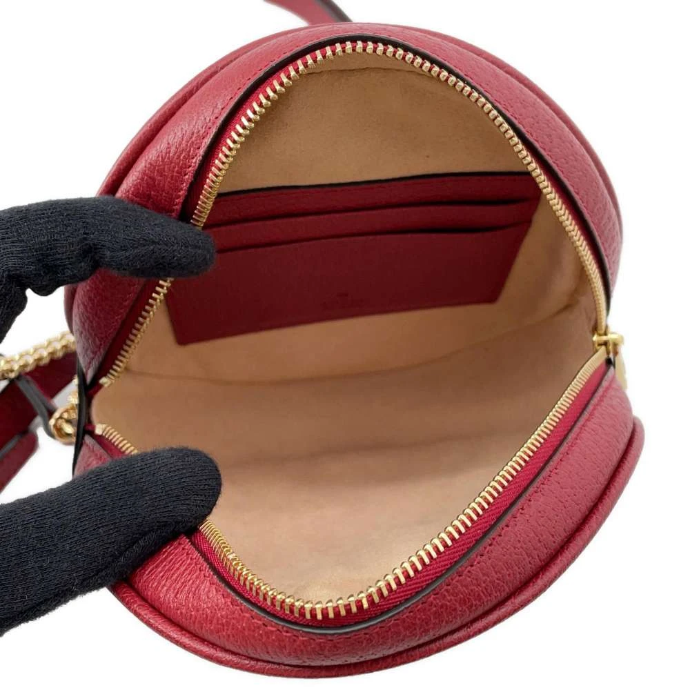 Gucci Red GG Supreme Canvas and Leather Floral Ophidia Backpack