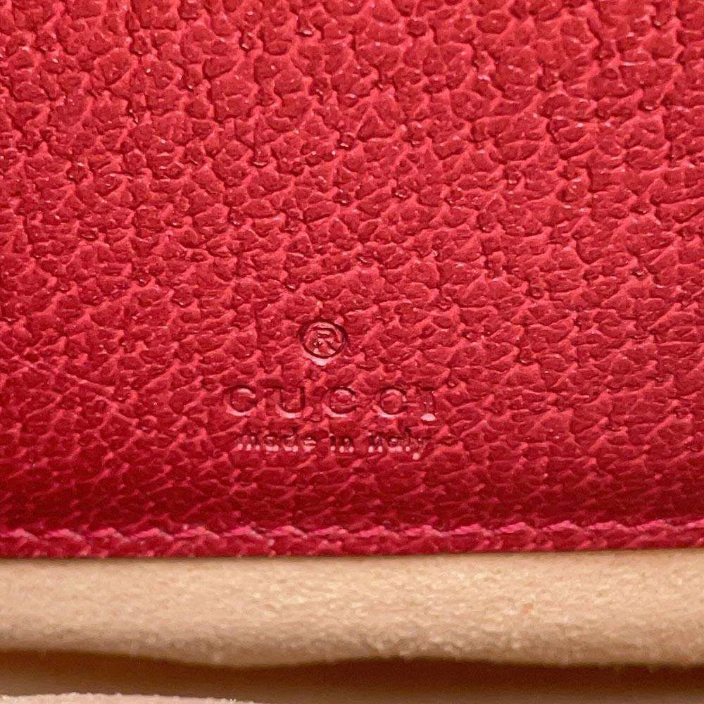 Gucci Red GG Supreme Canvas and Leather Floral Ophidia Backpack
