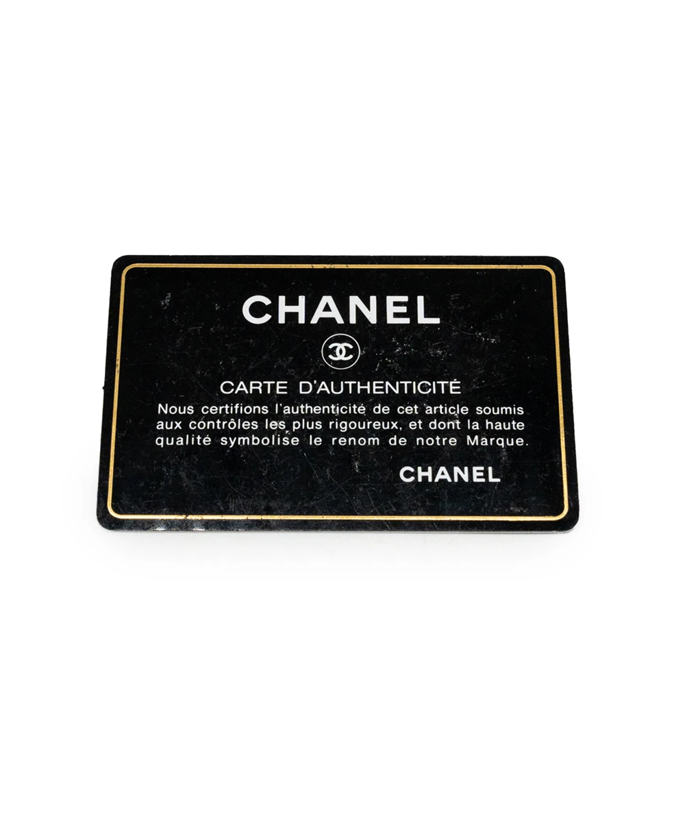 Chanel Black Quilted Caviar Leather Classic Flap Wallet