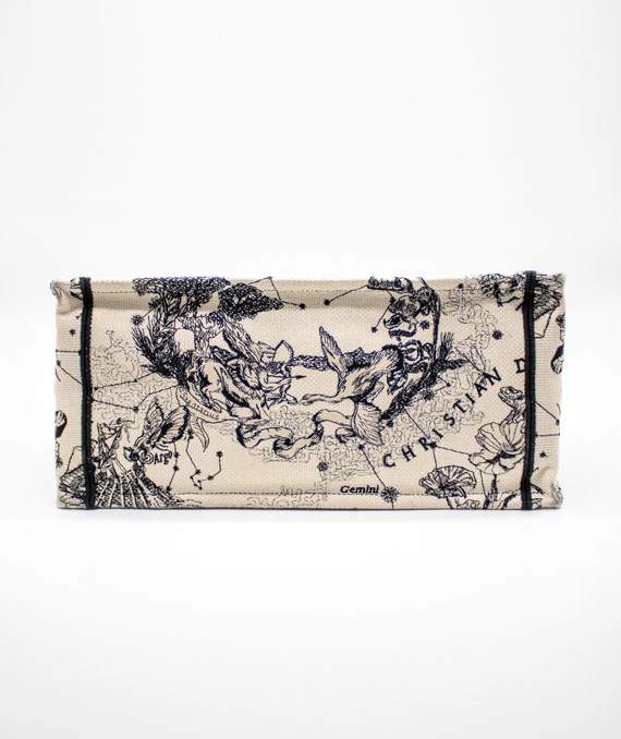 Christian Dior Medium Book Tote Zodiac
