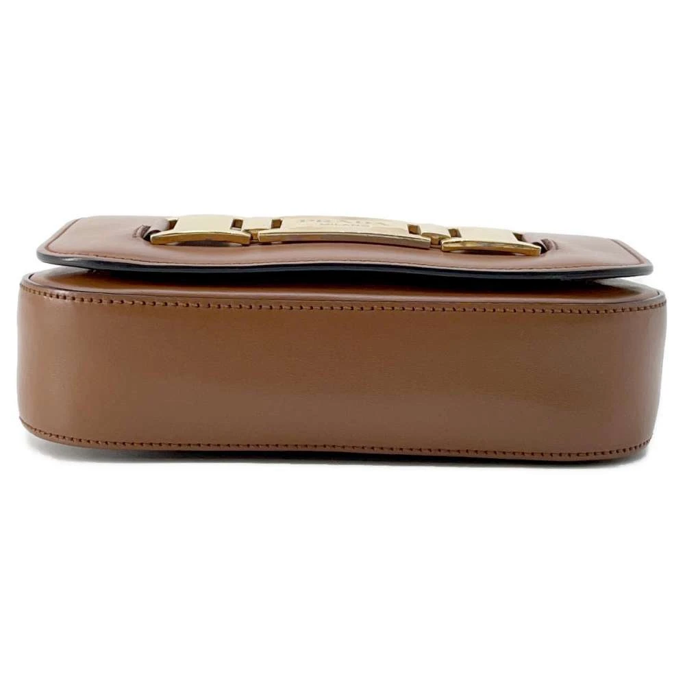 Prada City Calf Leather Brown Crossbody Bag