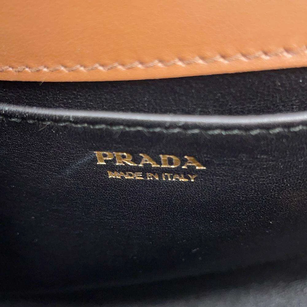 Prada City Calf Leather Brown Crossbody Bag