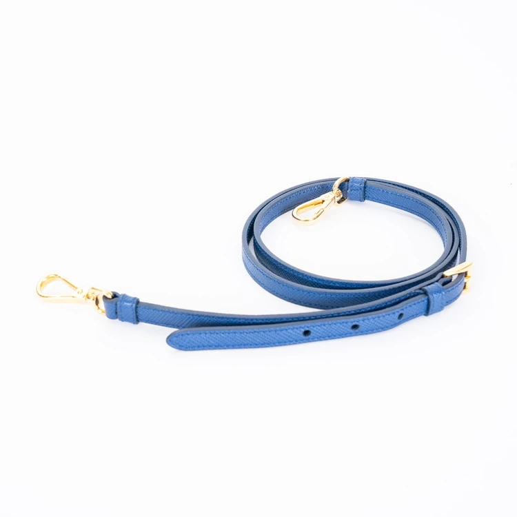 Prada Blue/Beige Canvas and Saffiano Leather Cuir Double Tote Bag