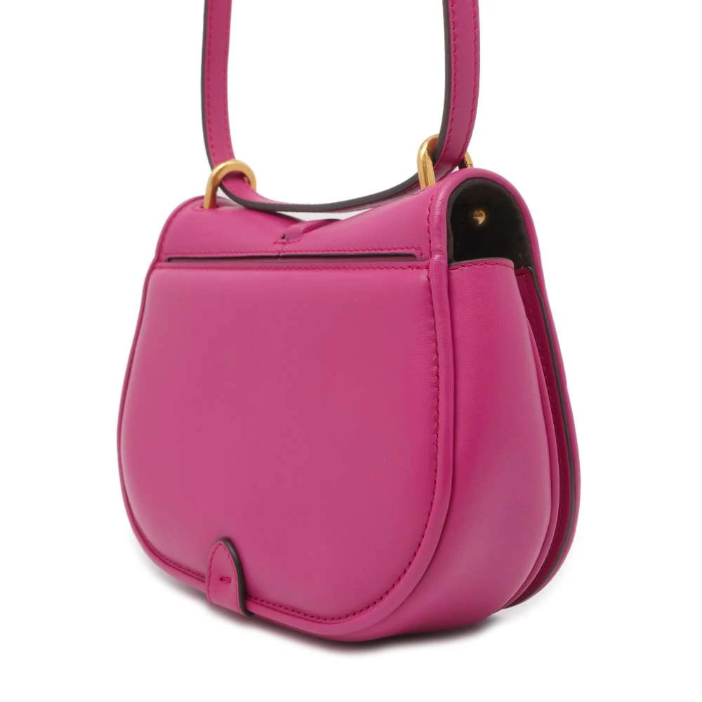 Fendi Pink Leather Small Cmon Shoulder Bag