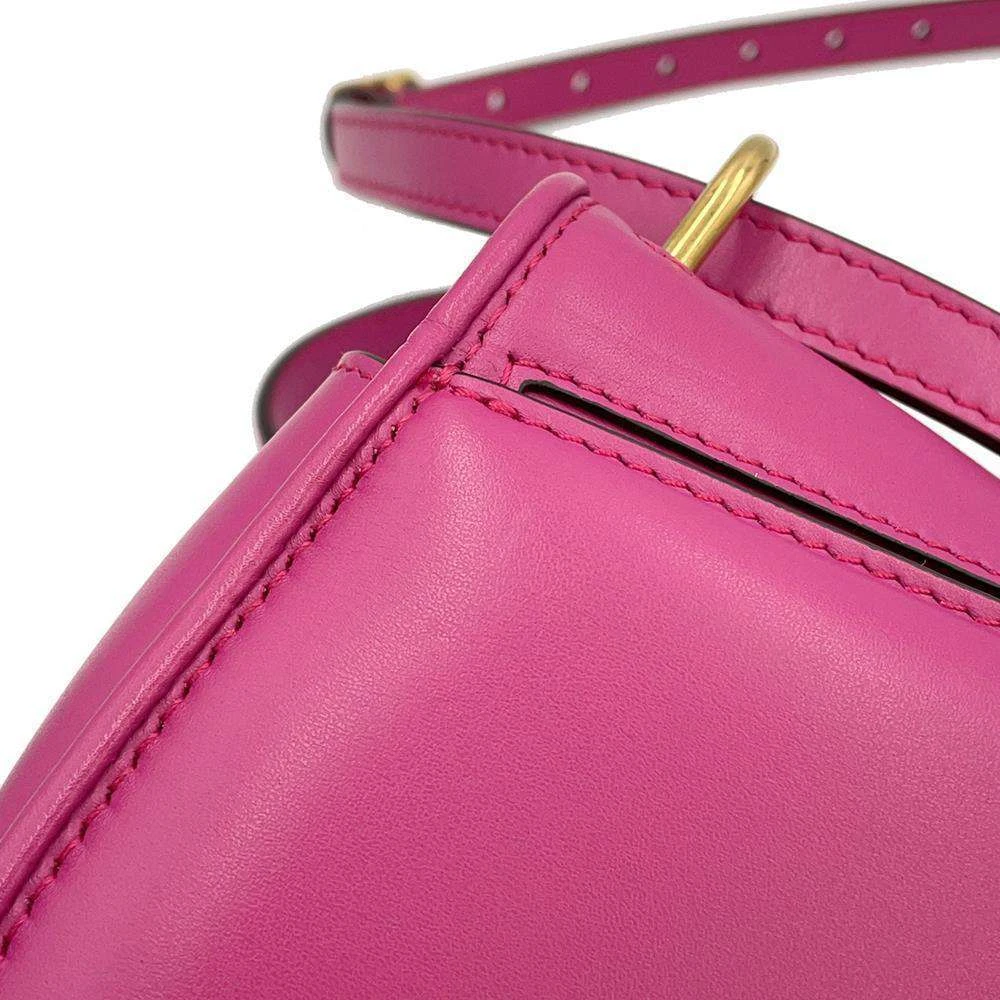 Fendi Pink Leather Small Cmon Shoulder Bag