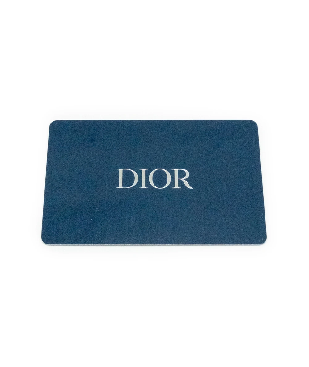 Christian Dior Bicolor Green Oblique Soft Saddle Bag