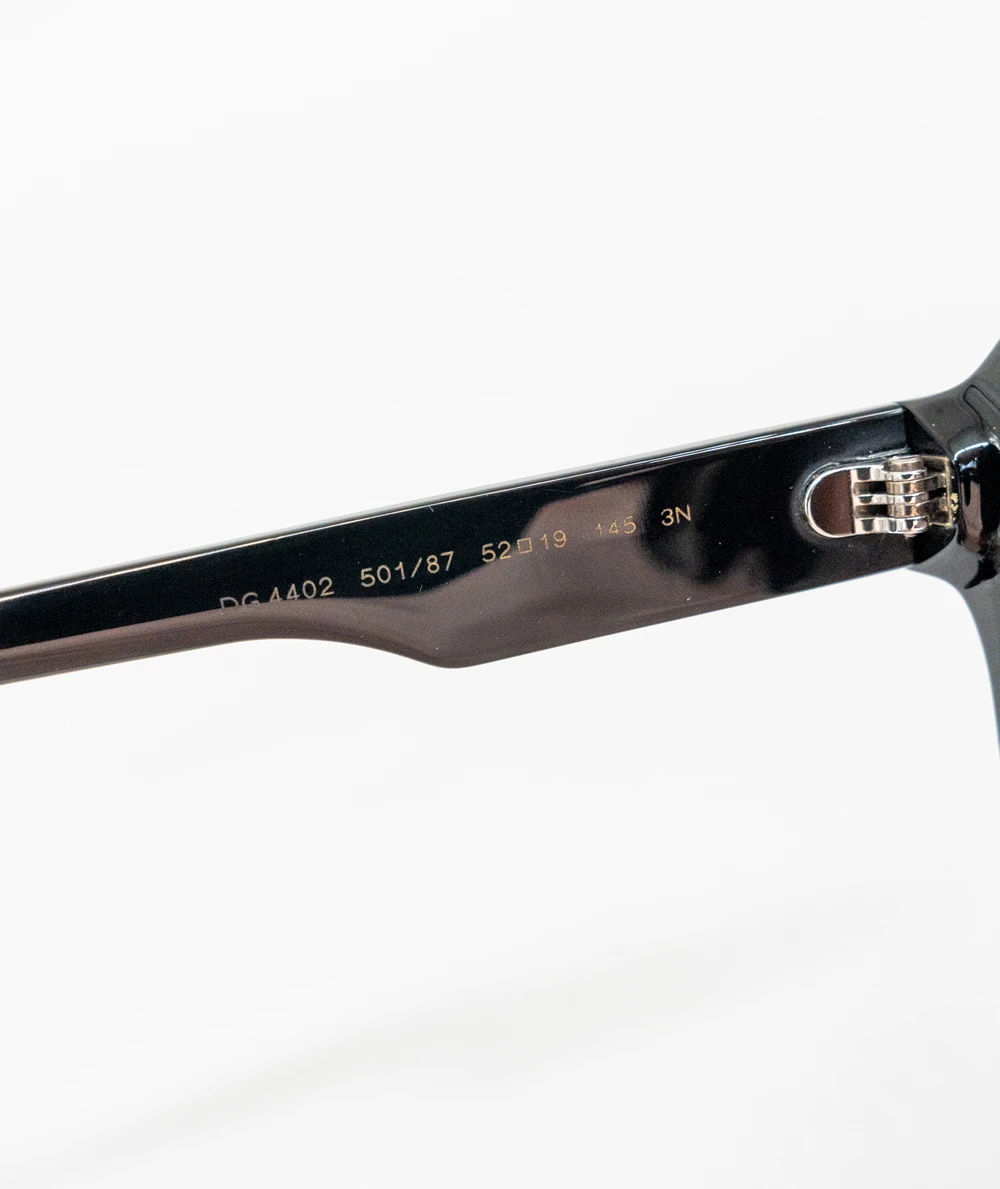 Dolce  Gabbana DG4402 501/87 Black Frame / Gray Lens Square Shape Sunglasses
