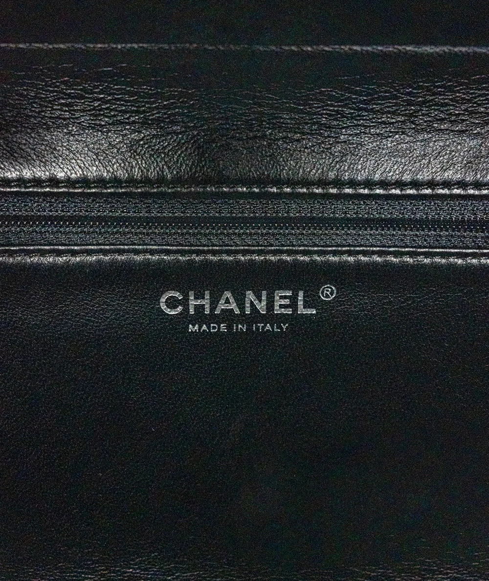 Chanel Black Calfskin Leather Medium Trendy CC Bowling Bag